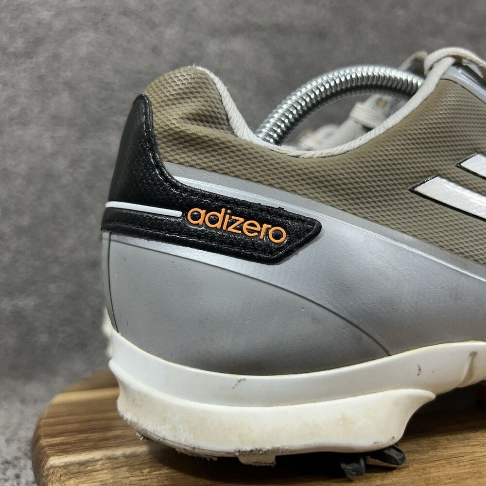 Adidas Adizero One Q46802 Men's Size 12 Gray Spiked Golf Shoes Used - Picture 2 of 12